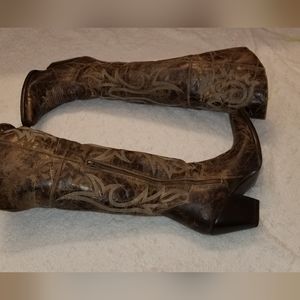 Dan post jilted snip toe brown